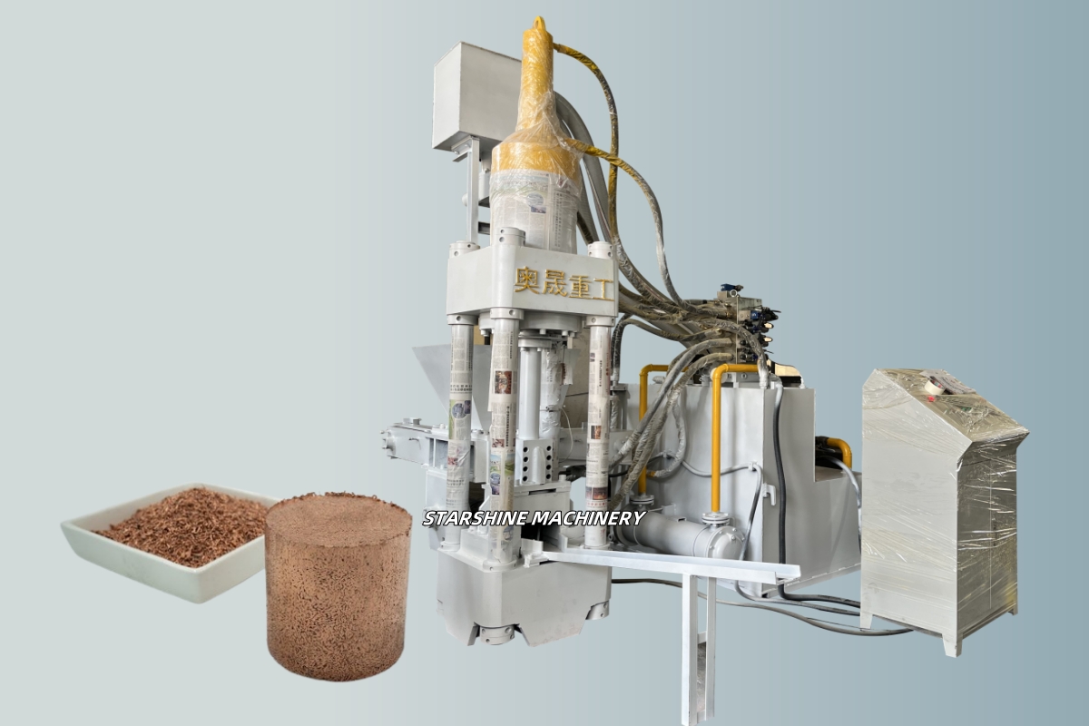copper briquetting machine