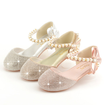 girls princess party shoes with bow