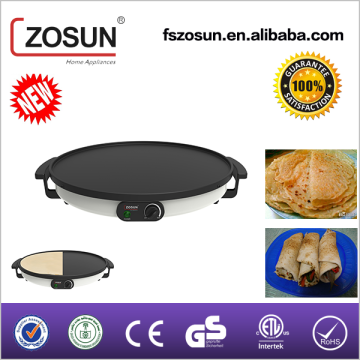 Euro Hot sale Crepe Making macheine Pancake maker Roti maker in 45CM super size with Non-stick coating plate