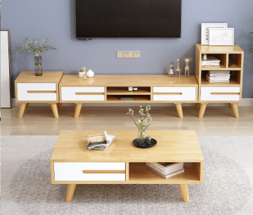 Durable Solid Wood Painted TV Cabinet - Traditional Direct Sales