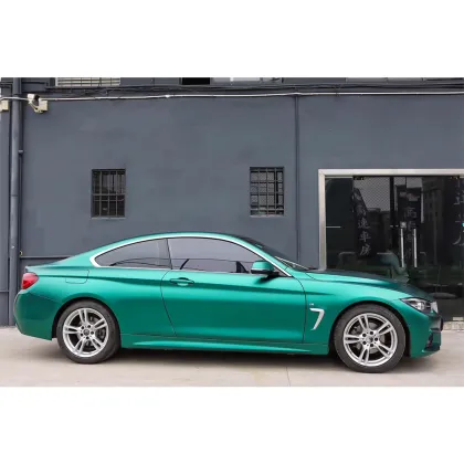 Metal Emerald Car Wrap