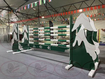 Portable Aluminum Jumping Fence Set for Longines World Cup Horse Training