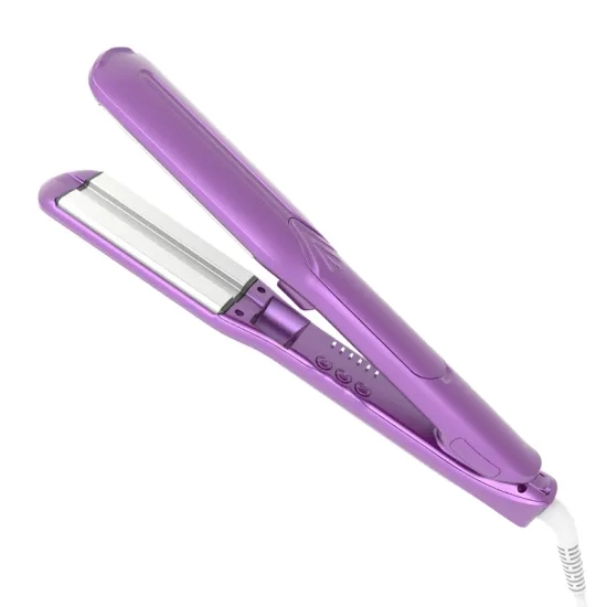 Professional Nano Titanium Flat Iron with Automatic Steam Infrared Straightening Technology