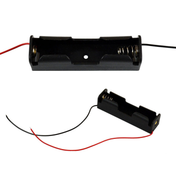 ABS Plastic INR18650 Battery Holder Black with Wires for Battery Pack