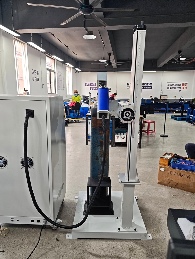 Chuke Intelligent Ships High-Power Laser Cylinder Marking System to the Middle East
