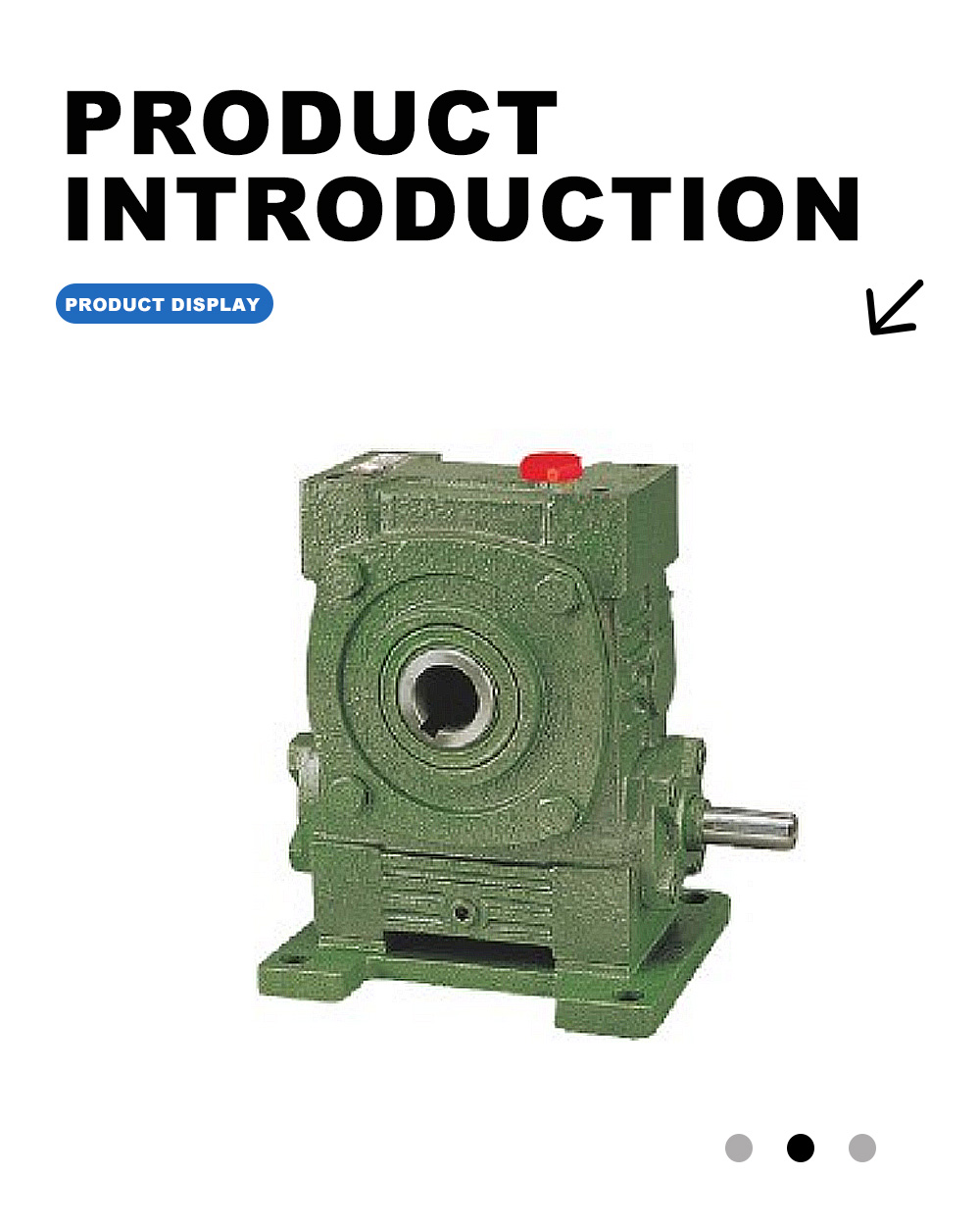 WPWKA Worm Gear Power Transmission Unit X