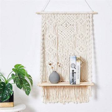 Factory Direct Nordic Style Hand-Woven Line Plant 홀더