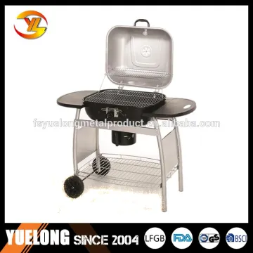 22*22inch Trolley Charcoal BBQ Grill, Large Charcoal Barbeque Grill, Large Garden Charcoal Barbeque Grill, BBQ Grill