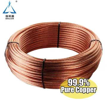 Bare Copper Strand Earthing Wire