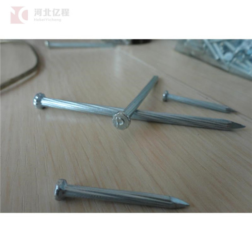 hardened galvanized steel grooved concrete coil nails