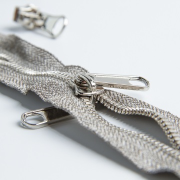Silver Conductive Zipper for EMF Shielding Canopy and Tents
