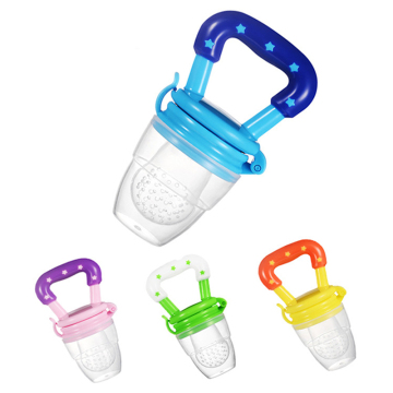 Bulk Wholesale Funny Silicone Baby Teether Pacifiers for Fruits