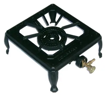 Portable Single Burner Outdoor Camping Stove with Gas Control Knob