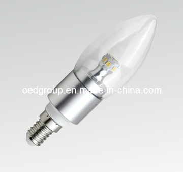 Dimmable 4W SMD Candle Bulb with Aluminum Radiator