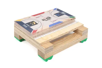 Enlio Print Wood Grain Multi-layer M9 Basketball Floor