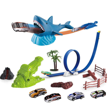 DIY Dinosaur Racing Rail Rail Catapult Car Railway Model Track Kit: The Ultimate Toy สำหรับผู้ที่ชื่นชอบ T-Rex และของขวัญสำหรับเด็ก