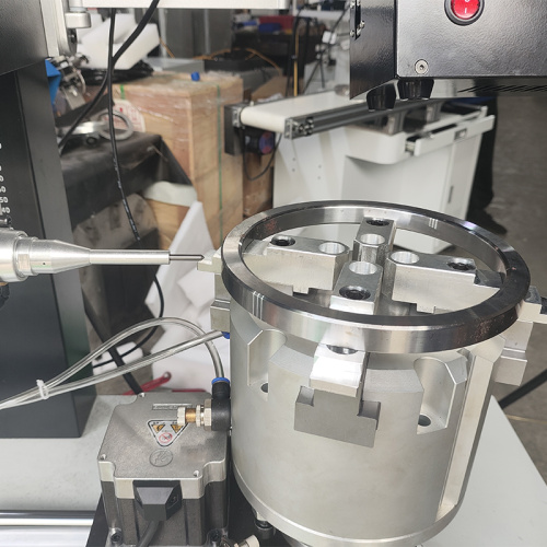 Máquina de marcação de matriz de pontos rotativos móveis automática