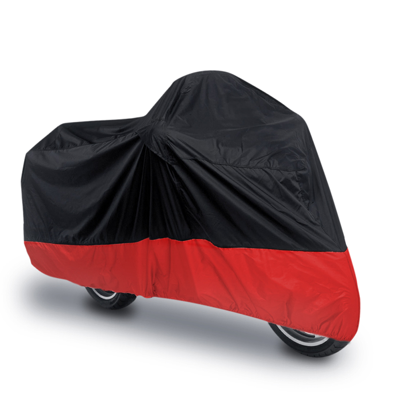 Capa de proteção contra motocicleta vermelha feita personalizada