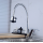 Mélangeur d&#39;évier de cuisine monté sur le pont de robinet de douche de cuisine chromé flexible