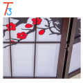 4 Panel Folding Privacy Wood Screen Room Divider