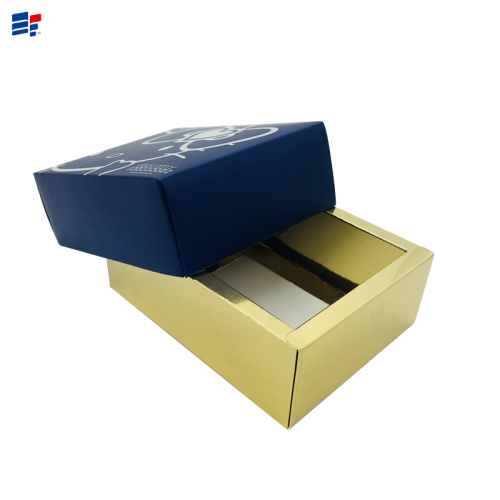 Cartoon gold foil paper gift box