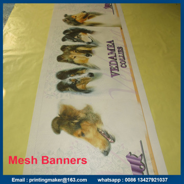 Outdoor Printed Mesh Banners On the Cheap