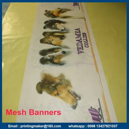 Outdoor Printed Mesh Banners On the Cheap