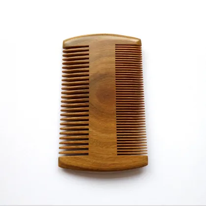 Double Sides sandalwood pocket beard comb Mustache comb