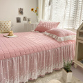 Lace Ruffled Limping Casting Fancy Bedsheet Skirt Factory