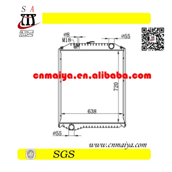 auto radiator fit for RANGER JO8C' 94-95, OEM:16090-4674