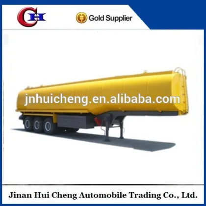 hydraulic suspension 3 axle 42000liters fule tanker semi-trailer