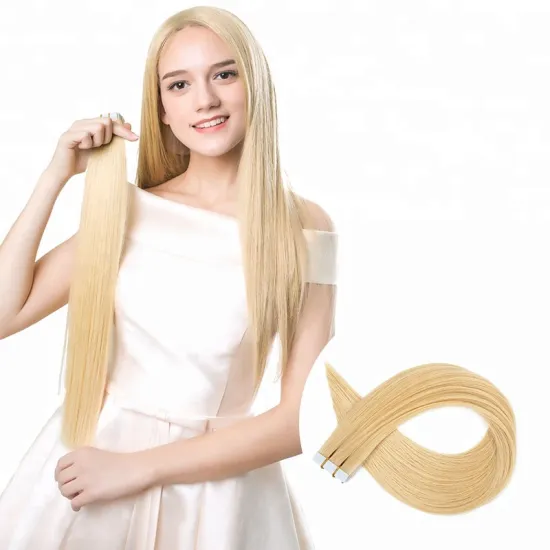 Hot sales high quality Double Drawn 100% Remy European Injection human hair extensions tape on hair Tape In Hair Extensions