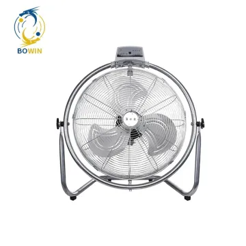 High Velocity Industrial Metal Floor Fans - 12'' to 20'' Aluminum Blade Pedestal Fan