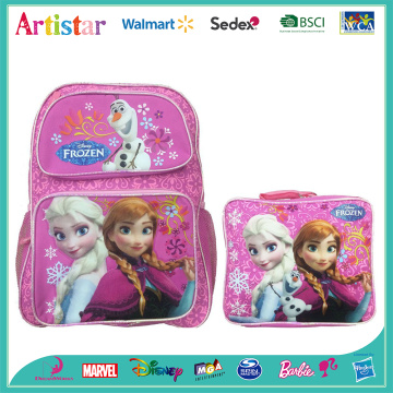 DISNEY FROZEN pink license school backpack set