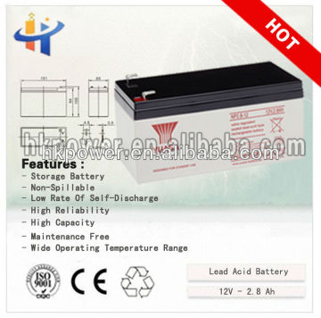 battery lead-acid 12v battery leisure