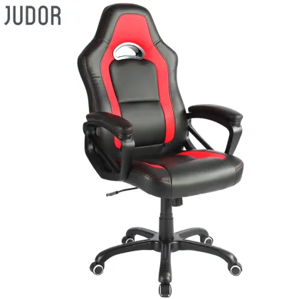 Judor Swivel Red Gaming Office Chair Gaming Racing Chair