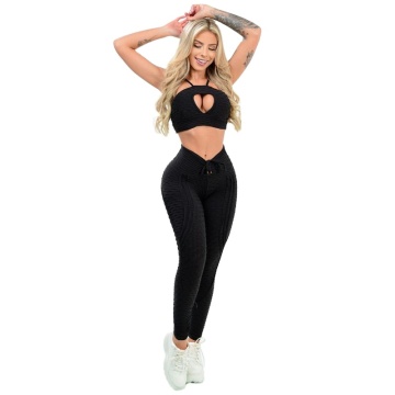 Conjunto de pantalones de cabestrillo, ropa de entrenamiento, conjunto deportivo para correr