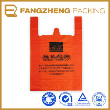 plastic bag t-shirt bag for China manufacturer shopping bag