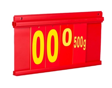 HIPS Price Label Board for Supermarket Promotions