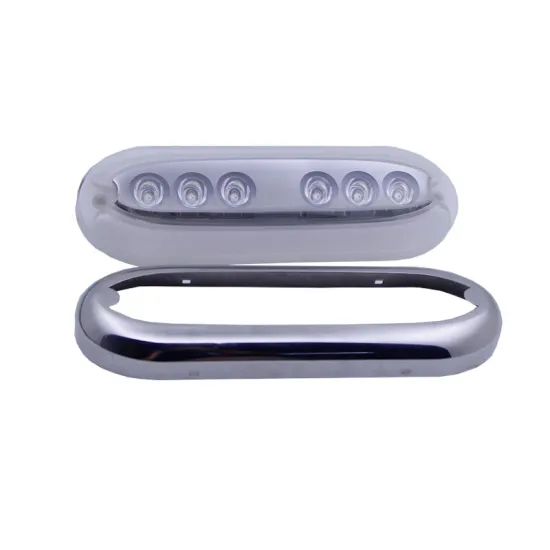 12V/24V DC Blue Surface Mount LED Courtesy Light - LED Stainless Steel Underwater Light