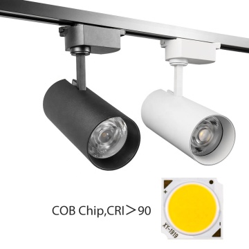 Modern Indoor Aluminum LED Track Light 30W LED Spotlight Rail Light