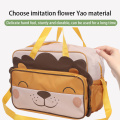 Cute yellow cartoon large capacity mommy shoulder bag portable Mum bag