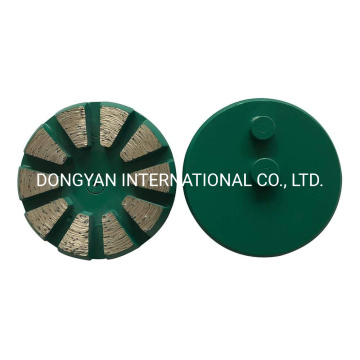 8 Segments Diamond Floor Grinding Pucks Plug Tools