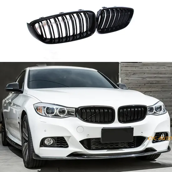 Glossy Black Grille for BMW 3 Series GT F34 320i 330i 2012-2016