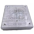 Custom Square Cort Cast Iron Rain Murhole Cover