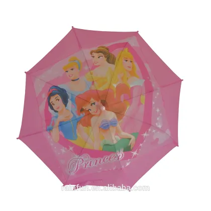 kids straight children design princess cartoon umbrella