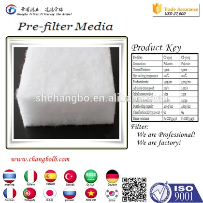 300g air conditioning filter air purifier filter air filter material