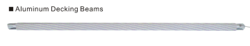 102" Aluminum Adjustable Decking Beam