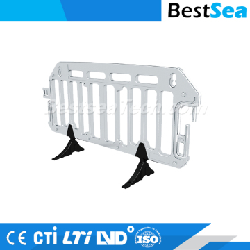 Lightweight road crowd barrier plastic