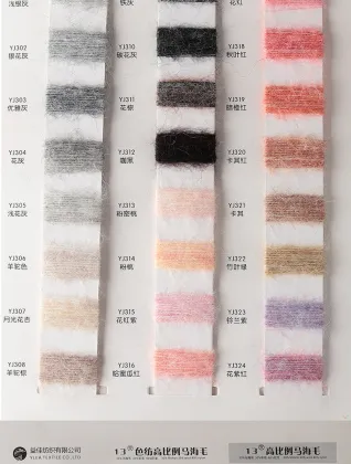 Wholesale Mohair Wool Nylon Blend Yarn - Italy Silk Mohair Cone Yarn Knitting Wool Soft Feel